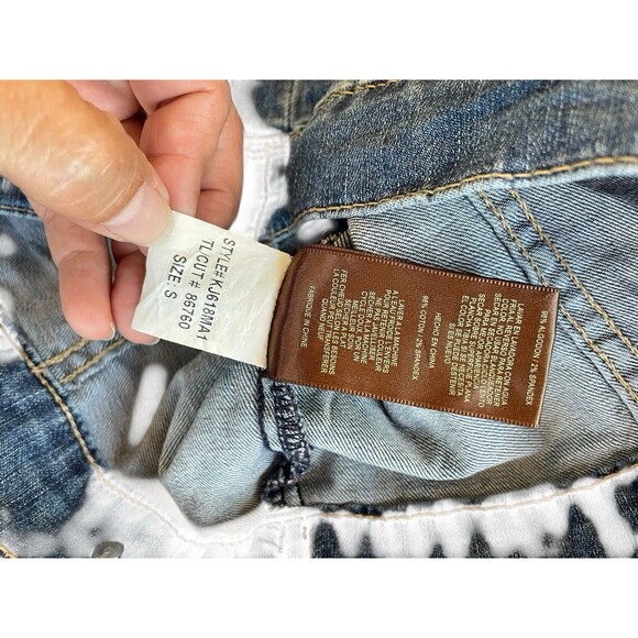 Kut From‎ the Kloth Amelia Blue Denim Jean Jacket, Women Sz Small Med Wash - Picture 9 of 12